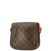 ルイ ヴィトン モノグラム ミニ サンクルー ショルダーバッグ M51244 ブラウン PVC レザー レディース LOUIS VUITTON 【中古】